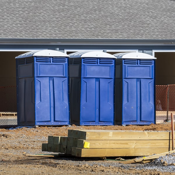 how do you ensure the porta potties are secure and safe from vandalism during an event in South Casco Maine